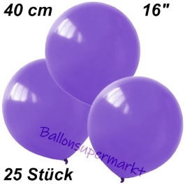 Luftballons 40 cm, Lavendel, 25 Stück