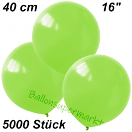Luftballons 40 cm, Limonengrün, 5000 Stück