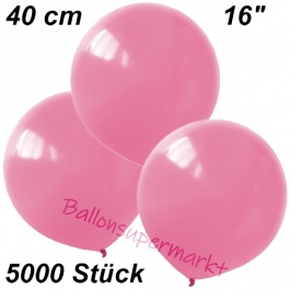 Luftballons 40 cm, Rosa, 5000 Stück