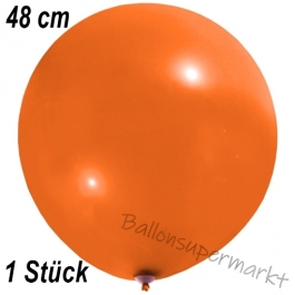 Großer Luftballon, 48-51 cm, Orange