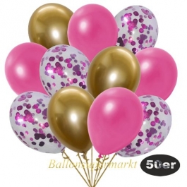 luftballons-50er-pack-15-pink-konfetti-und-18-metallic-pink-17-chrome-gold