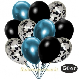 luftballons-50er-pack-15-schwarz-konfetti-und-18-metallic-schwarz-17-chrome-blau