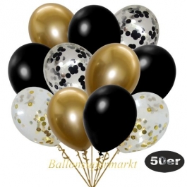 luftballons-50er-pack-8-schwarz-7-gold-konfetti-und-18-metallic-schwarz-17-chrome-gold