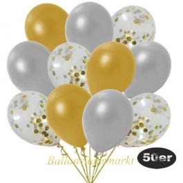 luftballons-50er-pack-15-gold-konfetti-und-18-metallic-silber-17-metallic-gold