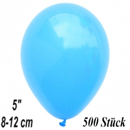 Luftballons 12 cm, Babyblau, 500 Stück