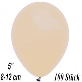 Luftballons 12 cm, Safari Beige, 100 Stück