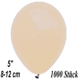 Luftballons 12 cm, Safari Beige, 1000 Stück