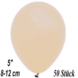 Luftballons 12 cm, Safari Beige, 50 Stück