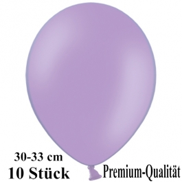 Premium Luftballons aus Latex, 30 cm - 33 cm, lila, 10 Stück