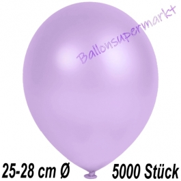 Metallic Luftballons in Lila, 25-28 cm, 5000 Stück