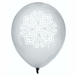 Orient Silber Luftballons, Mottoparty 1001 Nacht, Partydekoration