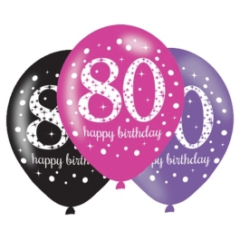 Pink Celebration 80, Luftballons zum 80. Geburtstag