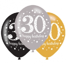 Sparkling Celebration 30, Luftballons zum 30. Geburtstag