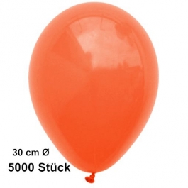 Luftballon Orange, Pastell, gute Qualität, 5000 Stück