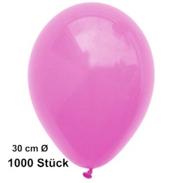 Luftballon Pink, Pastell, gute Qualität, 1000 Stück