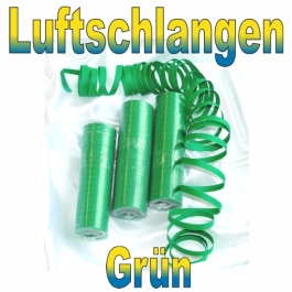 Luftschlangen Grün