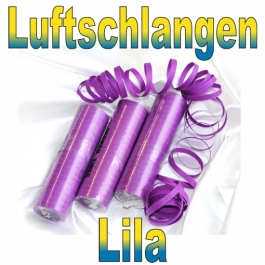 Luftschlangen Lila