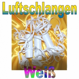 Luftschlangen Weiß