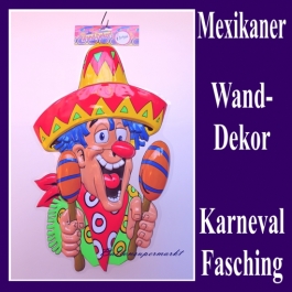 Mexikaner, Wanddekoration und Bühnendekoration zu Karneval und Fasching