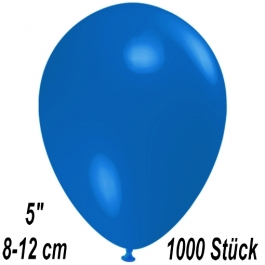 Luftballons 12 cm, Blau, 1000 Stück