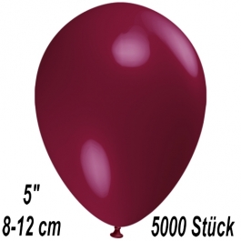 Luftballons 12 cm, Bordeaux, 5000 Stück