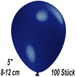 Luftballons 12 cm, Dunkelblau, 100 Stück