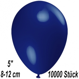 Luftballons 12 cm, Dunkelblau, 10000 Stück