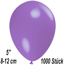 Luftballons 12 cm, Lavendel, 1000 Stück