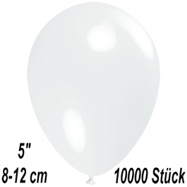 Luftballons 12 cm, Transparent, 10000 Stück