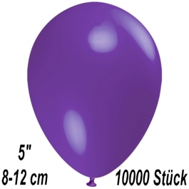 Luftballons 12 cm, Violett, 10000 Stück