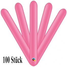 Qualatex Modellierballons, 260 Q, 100 Stück, Pink