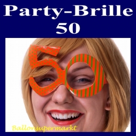 Party-Brille zum 50. Geburtstag