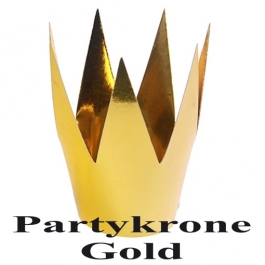 Partykrone Gold, Verkleidung zu Hen Night, Hen Party und Junggesellinnenabschied