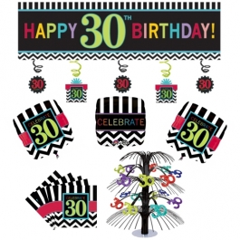 Dekorations-Set zum 30. Geburtstag, Celebrate