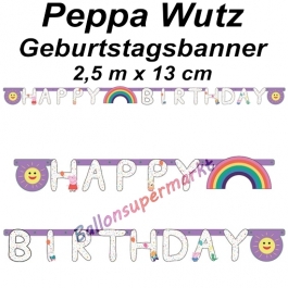 Kindergeburtstagsbanner Peppa Pig