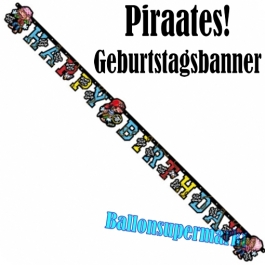 Pirates Geburtstagsgirlande zum Kindergeburstag