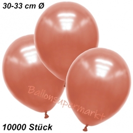 Premium Metallic Luftballons, Rosegold, 30-33 cm, 10000 Stück