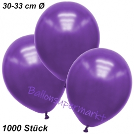 Premium Metallic Luftballons, Violett, 30-33 cm, 1000 Stück