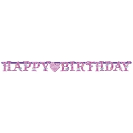 Princess Geburtstagsbanner zum Kindergeburstag