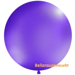 Großer Rund-Luftballon, Pastell-Lavendel, 100 cm