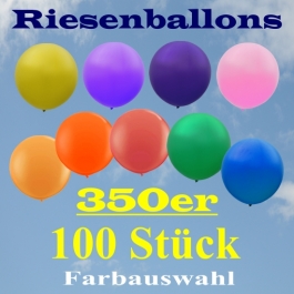 Riesenballons 350er, 100 Stück