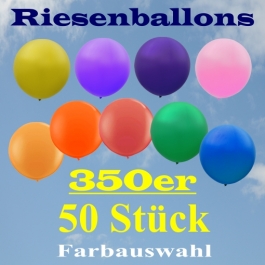 Riesenballons 350er, 50 Stück