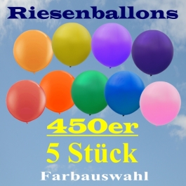 Riesenballons 450er, 5 Stück