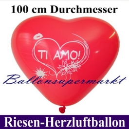 Riesenherzballon Ti amo