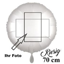 Riesiger Fotoballon, Luftballon mit eigenem Foto