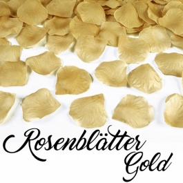 Rosenblätter Gold