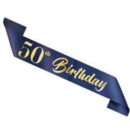 Schärpe zum 50. Geburtstag