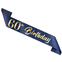 Schärpe zum 60. Geburtstag