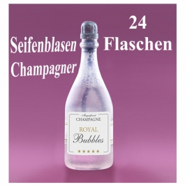 Seifenblasen Hochzeit, Wedding Bubbles Champagner, 24 Stück