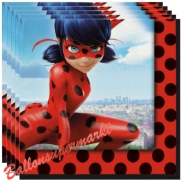 Party-Servietten Miraculous Ladybug